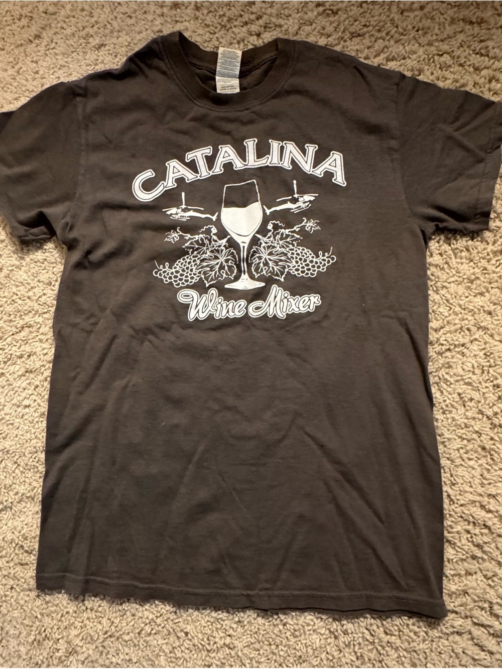 Catalina Wine Mixer Step Brothers Graphic T Shirt Gildan Small Black